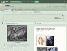 Tablet Screenshot of peggo.deviantart.com