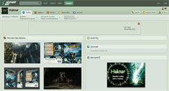 Desktop Screenshot of huknar.deviantart.com