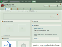 Tablet Screenshot of jellofurriesclub.deviantart.com