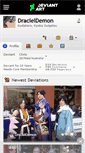 Mobile Screenshot of dracieldemon.deviantart.com