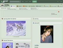 Tablet Screenshot of ochiba.deviantart.com