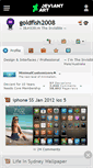 Mobile Screenshot of goldfish2008.deviantart.com
