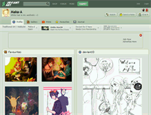 Tablet Screenshot of maka-a.deviantart.com