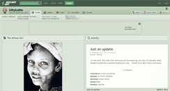Desktop Screenshot of kittykuttie.deviantart.com