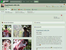 Tablet Screenshot of experiment-with-life.deviantart.com