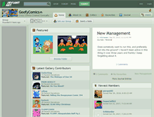 Tablet Screenshot of goofycomics.deviantart.com