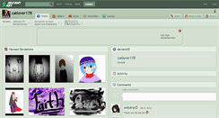 Desktop Screenshot of catlover178.deviantart.com