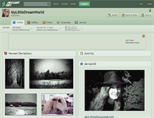 Tablet Screenshot of mylittledreamworld.deviantart.com