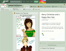 Tablet Screenshot of hetaliachibidiaries.deviantart.com