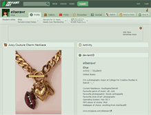 Tablet Screenshot of eliserawr.deviantart.com