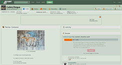 Desktop Screenshot of cutlerytongue.deviantart.com