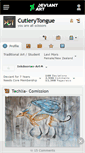 Mobile Screenshot of cutlerytongue.deviantart.com