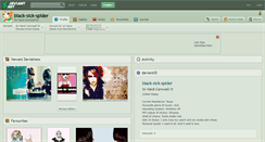 Desktop Screenshot of black-sick-spider.deviantart.com