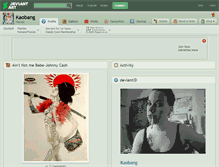 Tablet Screenshot of kaobang.deviantart.com
