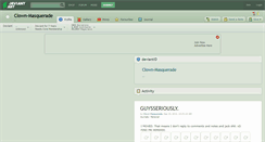 Desktop Screenshot of clown-masquerade.deviantart.com