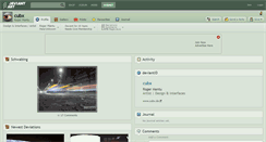 Desktop Screenshot of cubx.deviantart.com