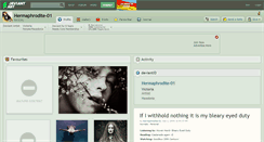 Desktop Screenshot of hermaphrodite-01.deviantart.com