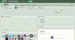 Desktop Screenshot of hamzie.deviantart.com