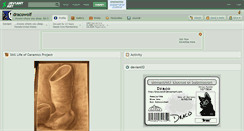 Desktop Screenshot of dracowolf.deviantart.com