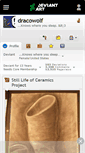 Mobile Screenshot of dracowolf.deviantart.com