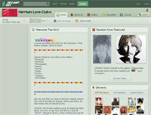 Tablet Screenshot of harrison-love-club.deviantart.com