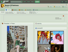 Tablet Screenshot of bearer-of-darkness.deviantart.com