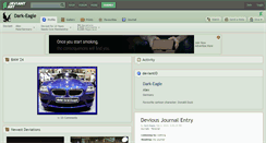 Desktop Screenshot of dark-eagle.deviantart.com