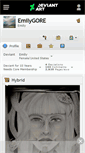 Mobile Screenshot of emilygore.deviantart.com