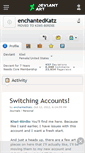 Mobile Screenshot of enchantedkatz.deviantart.com