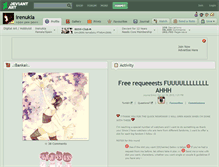 Tablet Screenshot of irenukia.deviantart.com