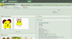 Desktop Screenshot of penelope-ham-ham.deviantart.com