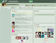 Tablet Screenshot of kiyoteruhiyama-fc.deviantart.com