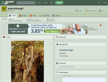 Tablet Screenshot of anonymousgrl.deviantart.com