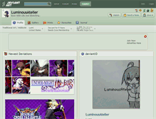 Tablet Screenshot of luminousatelier.deviantart.com