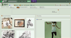 Desktop Screenshot of mikla-9.deviantart.com