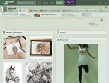 Tablet Screenshot of mikla-9.deviantart.com
