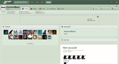 Desktop Screenshot of desmondband.deviantart.com