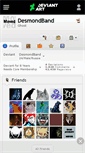 Mobile Screenshot of desmondband.deviantart.com