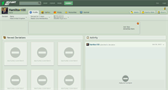 Desktop Screenshot of hamilton100.deviantart.com