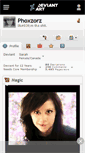 Mobile Screenshot of phoxzorz.deviantart.com