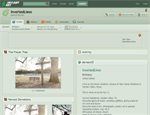Tablet Screenshot of invertedliesx.deviantart.com