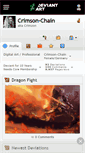 Mobile Screenshot of crimson-chain.deviantart.com