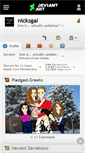 Mobile Screenshot of nicksgal.deviantart.com