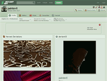 Tablet Screenshot of paintevil.deviantart.com