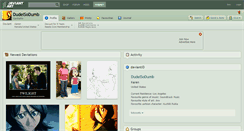 Desktop Screenshot of dudeisodumb.deviantart.com