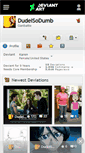 Mobile Screenshot of dudeisodumb.deviantart.com