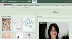 Desktop Screenshot of dosu-natsume.deviantart.com