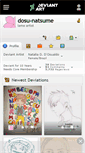Mobile Screenshot of dosu-natsume.deviantart.com