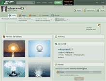 Tablet Screenshot of edisoprano123.deviantart.com