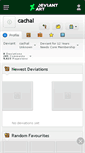 Mobile Screenshot of cachal.deviantart.com
